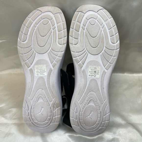 Cute Preowned PUMA Sportie Sandal Women Shoes Size 8, Color: Black/White - Picture 3 of 5